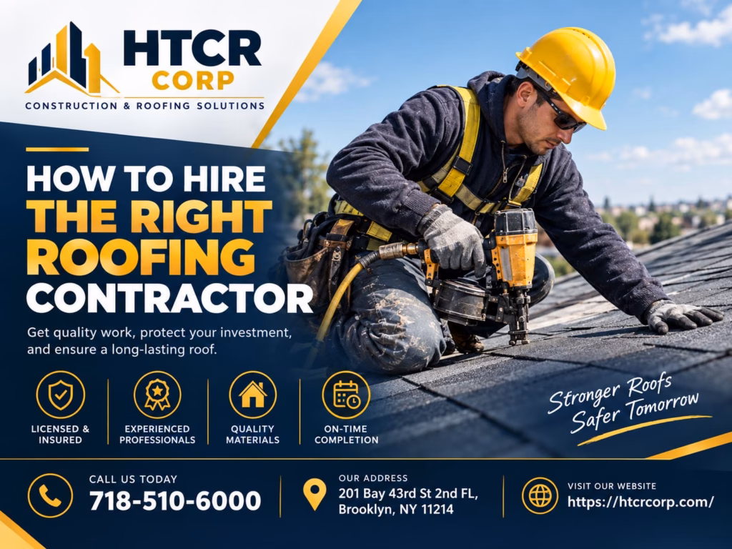How to hire the right roofing contractor