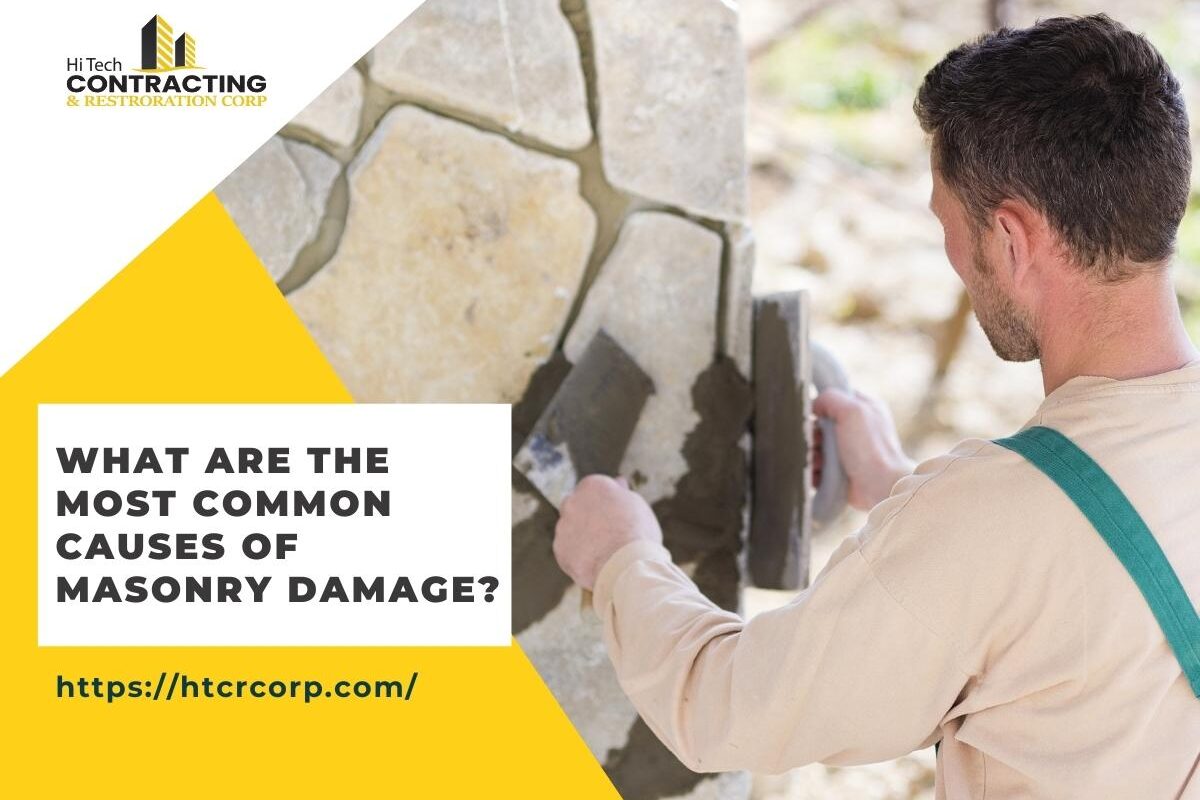 most common causes of masonry damage