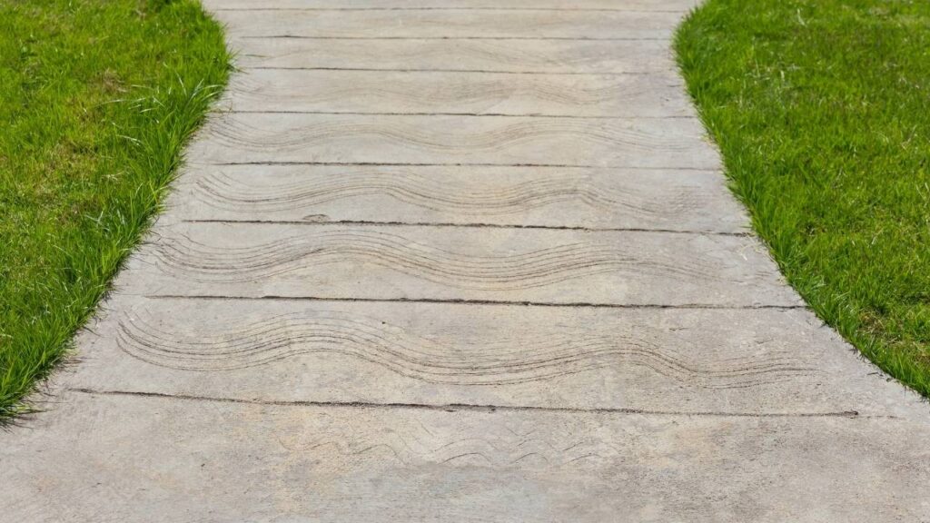 concrete walkway