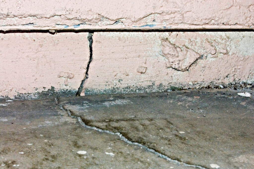 Crack foundation repair