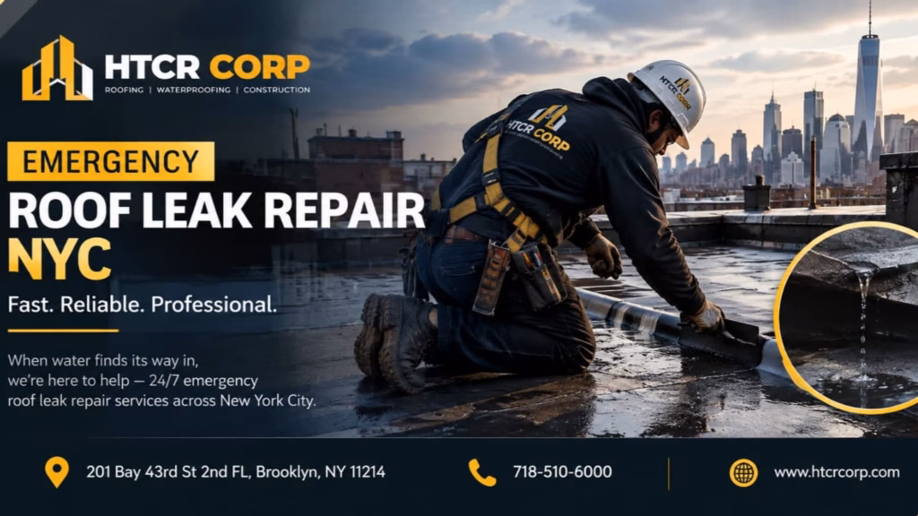 Emergency Roof Leak Repair NYC