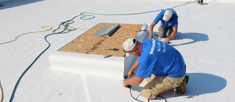 Flat Roof leak repair