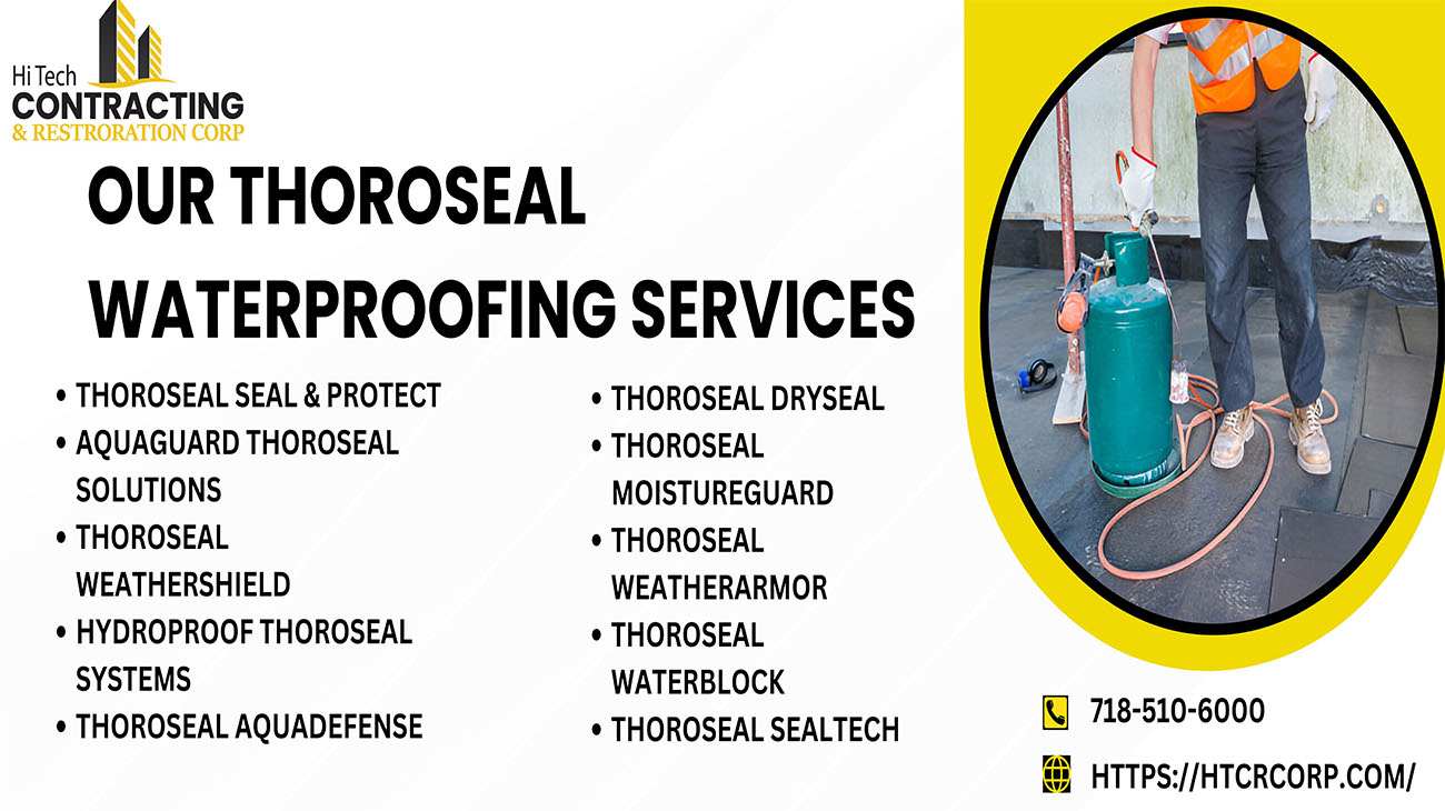 Our Thoroseal Waterproofing Services