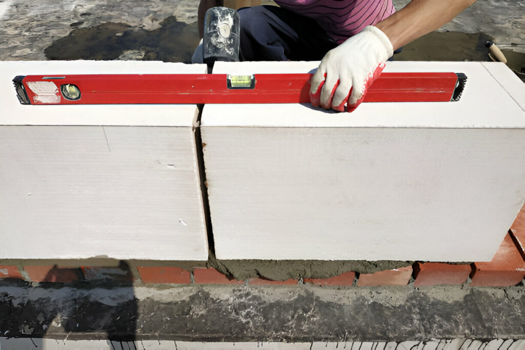 Concrete Blocks Installation