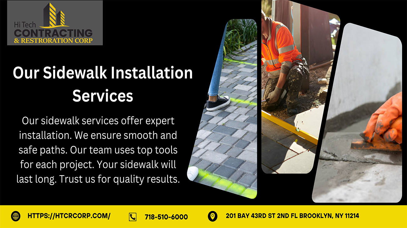 Sidewalk Installation Services