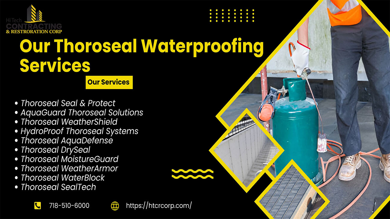 Our Thoroseal Waterproofing