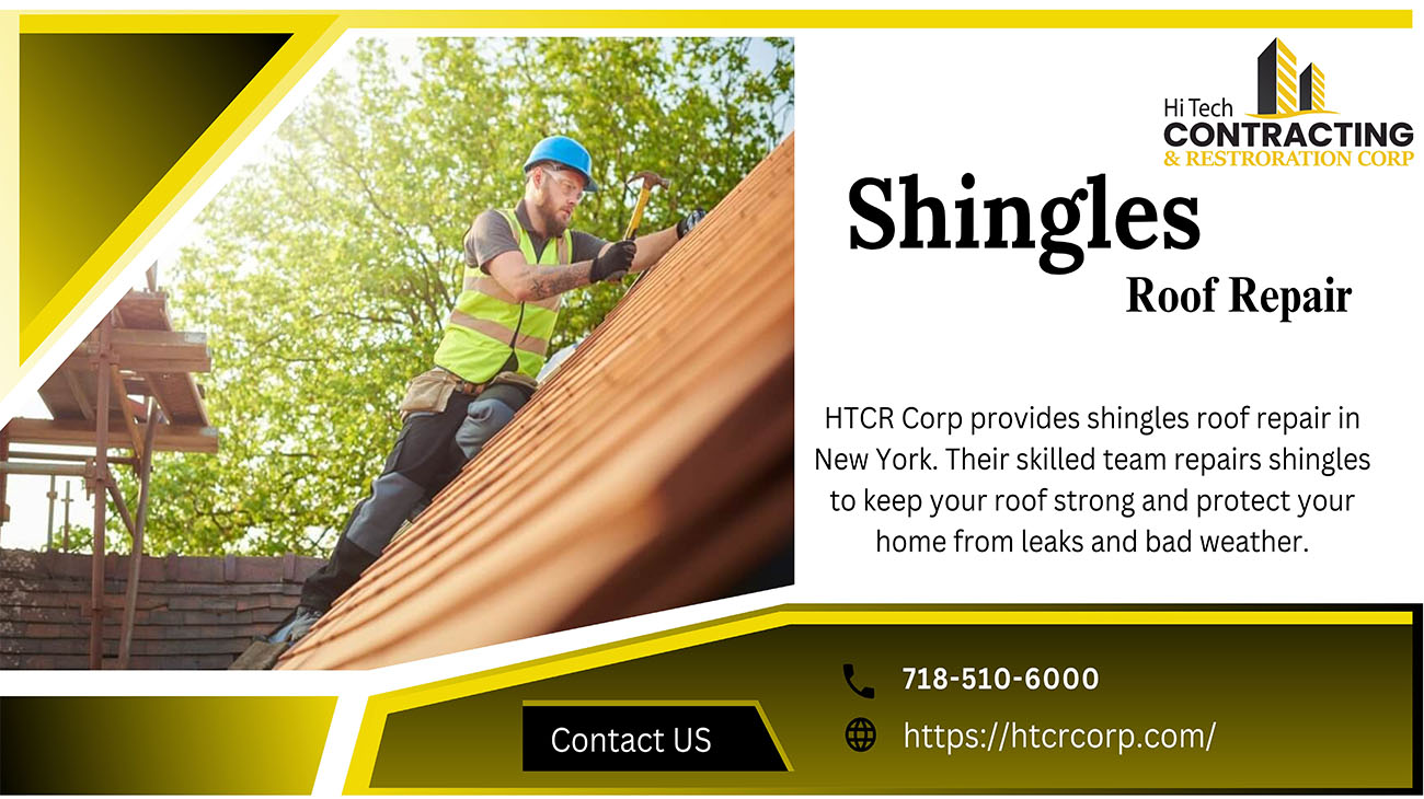 Top shingle roof repair