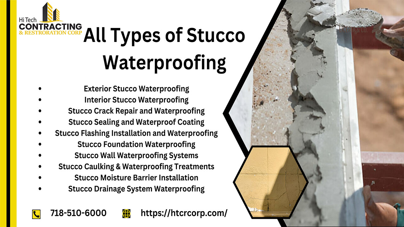 Types of Stucco Waterproofing