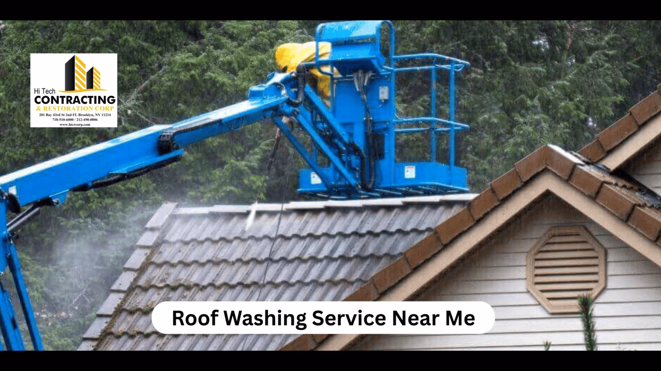 roof washing service near me
