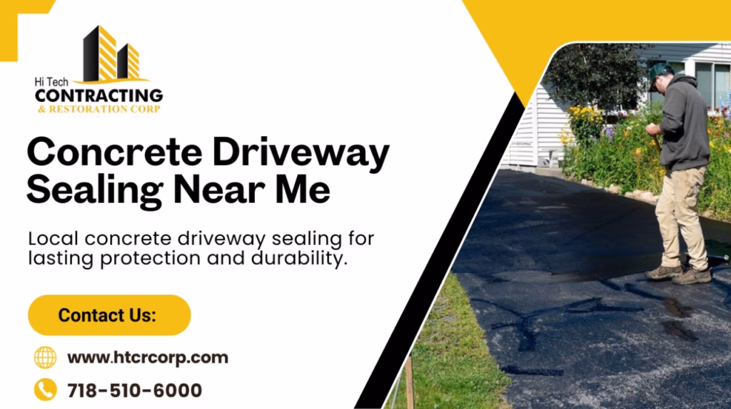Concrete Driveway Sealing near me