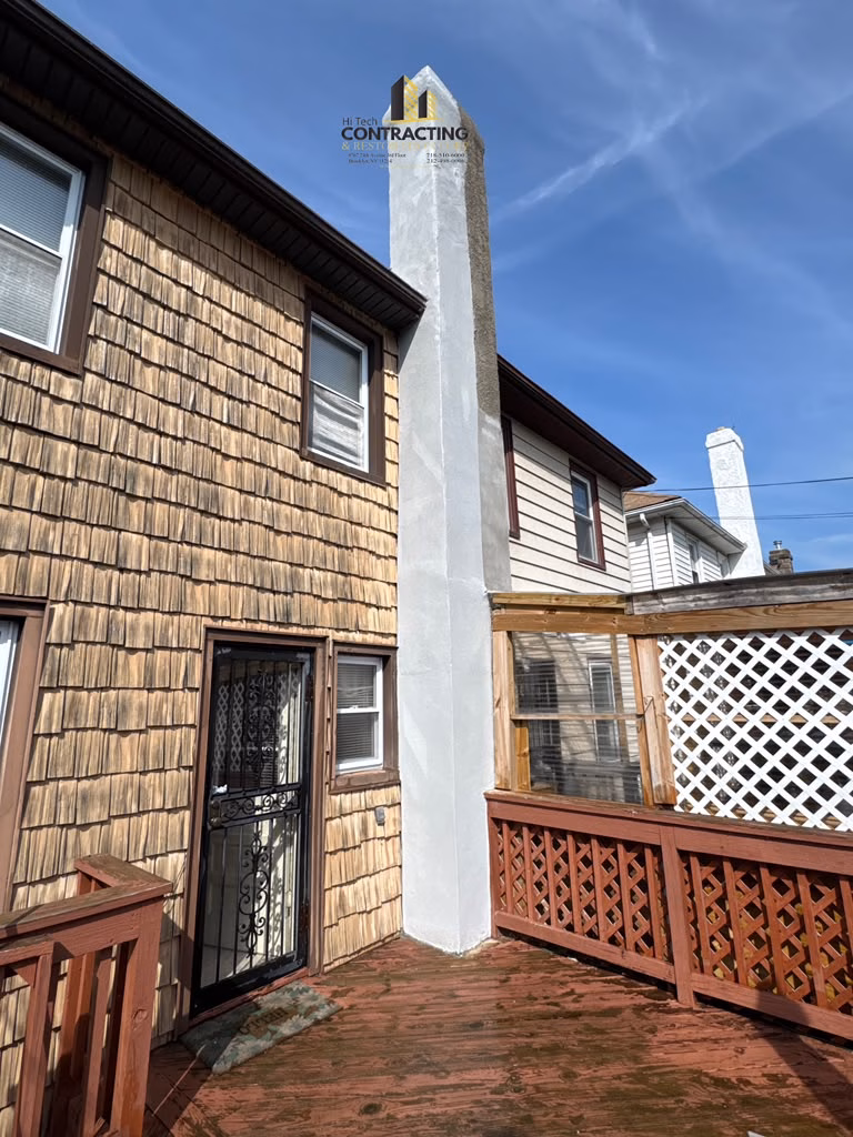 Chimney stucco repair Brooklyn NY