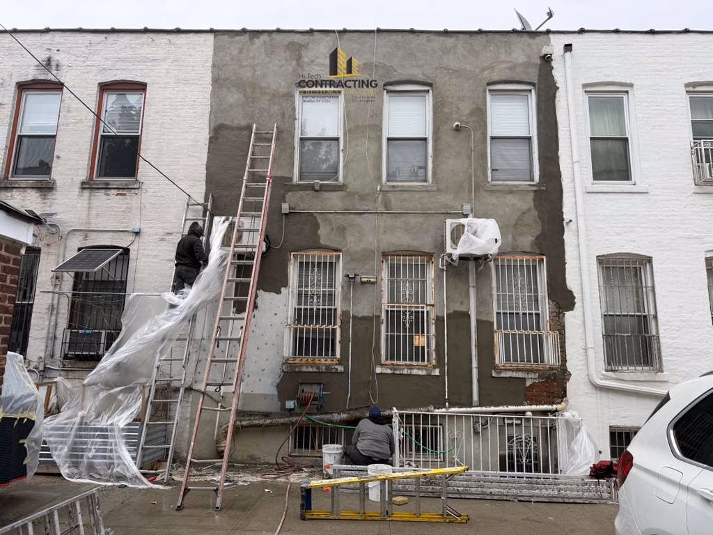 masonry repair and Thorocoat waterproofing