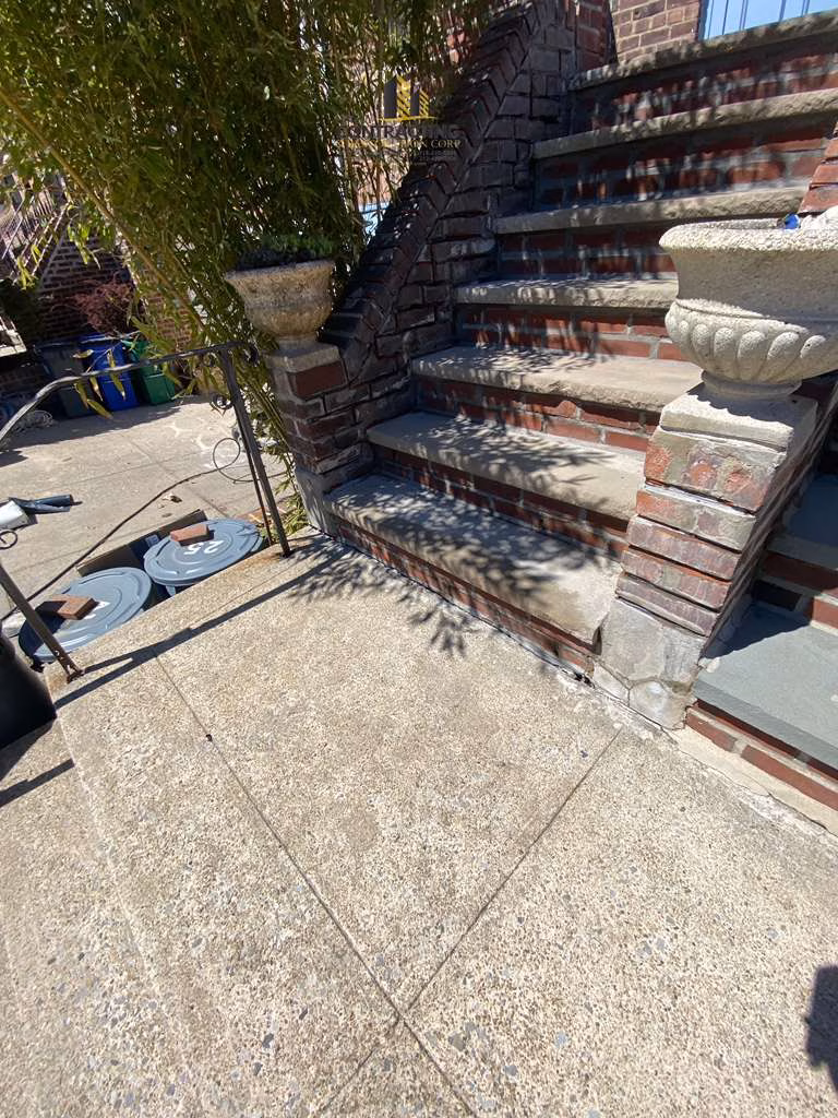 stoop repair brooklyn ny with brick pointing and masonry stucco