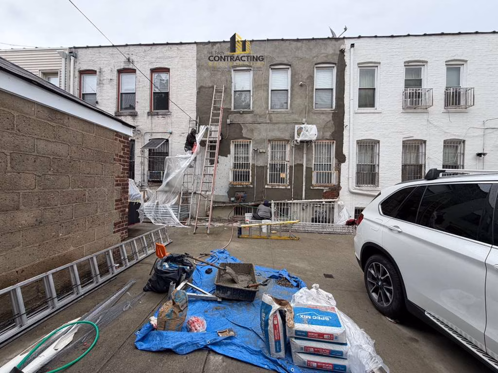 Stucco restoration Bensonhurst Brooklyn
