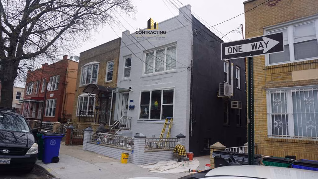 exterior waterproofing astoria queens with stucco repair, brick pointing, and thorocoat
