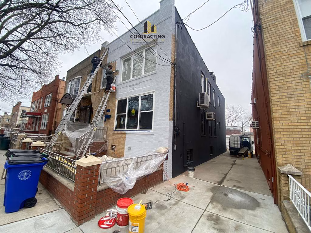 exterior waterproofing astoria queens with stucco repair