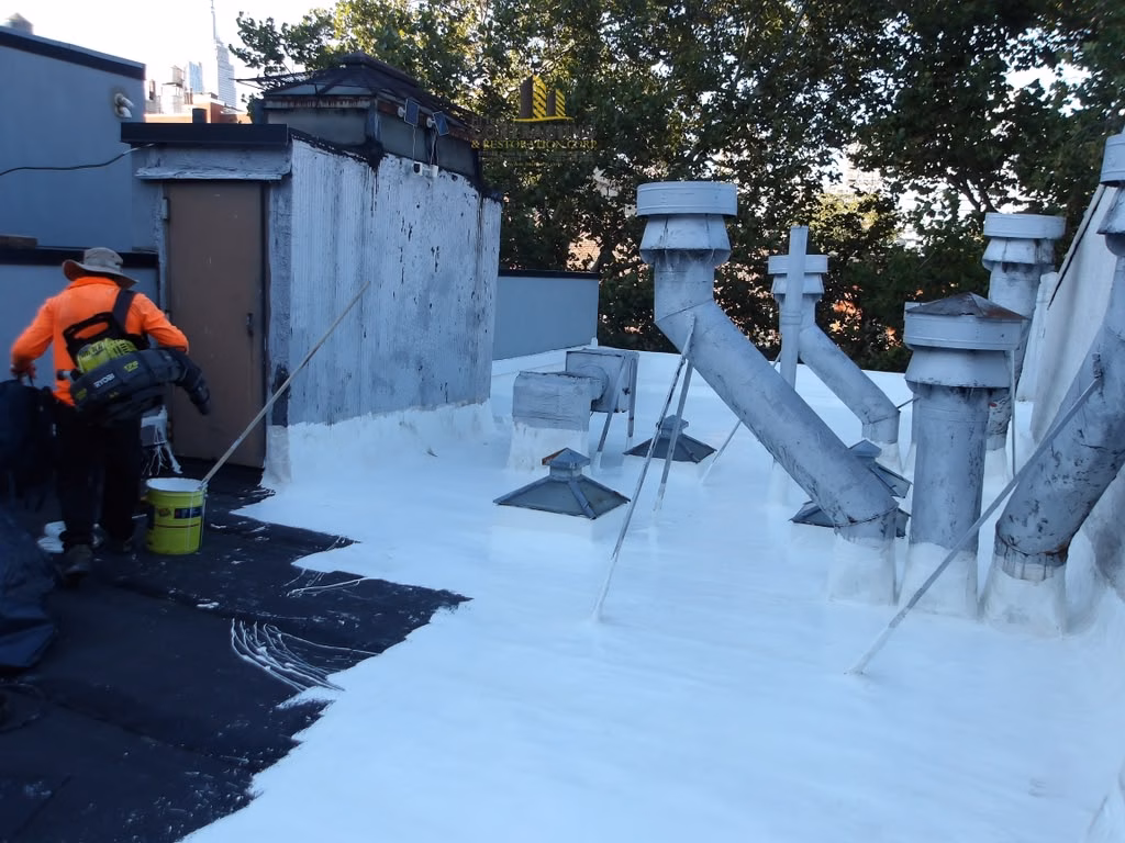 flat roof restoration east village