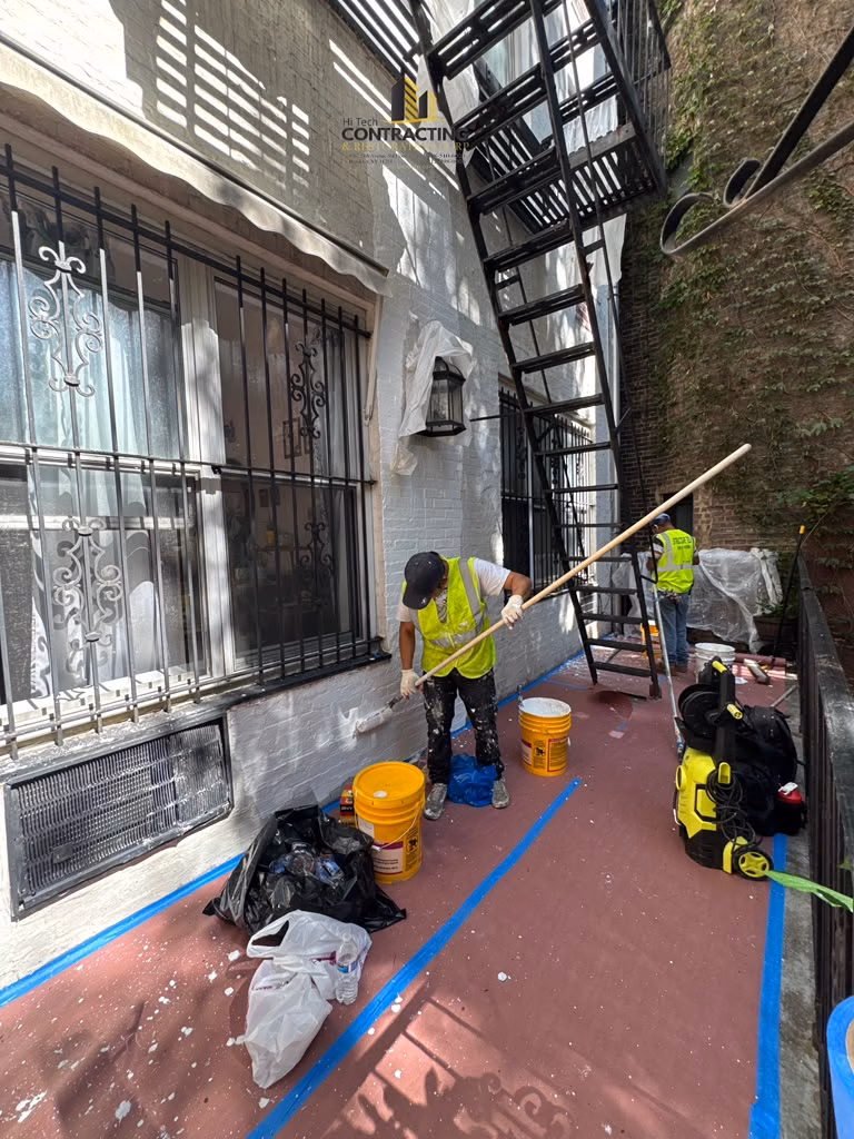 façade restoration upper west side manhattan with masonry repair